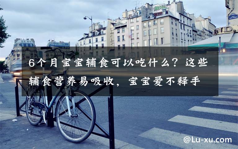 6个月宝宝辅食可以吃什么？这些辅食营养易吸收，宝宝爱不释手