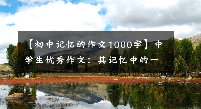 【初中记忆的作文1000字】中学生优秀作文：其记忆中的一点味道