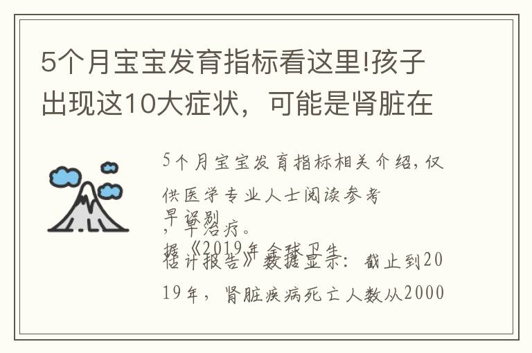 5个月宝宝发育指标看这里!孩子出现这10大症状，可能是肾脏在“求救”