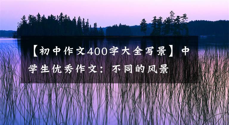 【初中作文400字大全写景】中学生优秀作文：不同的风景
