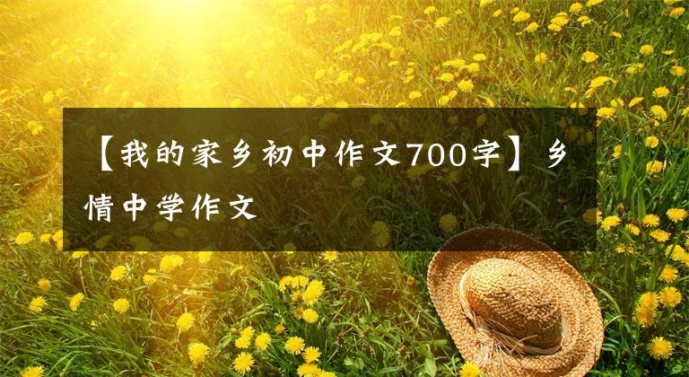 【我的家乡初中作文700字】乡情中学作文