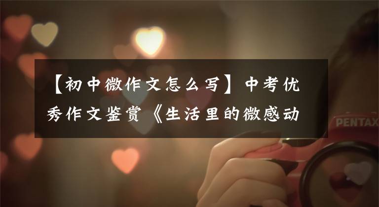 【初中微作文怎么写】中考优秀作文鉴赏《生活里的微感动》，适用于七年级到九年级