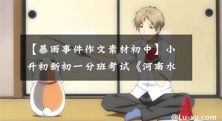 【暴雨事件作文素材初中】小升初新初一分班考试《河南水灾》话题作文两篇,为孩子们收藏。