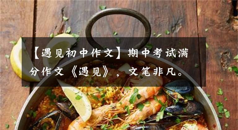 【遇见初中作文】期中考试满分作文《遇见》，文笔非凡。考生胆子太大