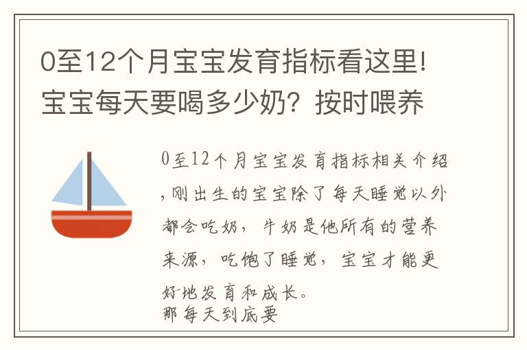 0至12个月宝宝发育指标看这里!宝宝每天要喝多少奶？按时喂养or按需喂养