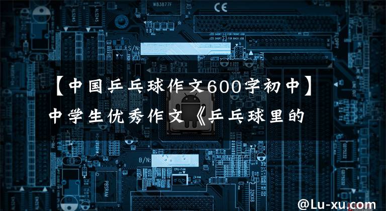 【中国乒乓球作文600字初中】中学生优秀作文《乒乓球里的快乐》