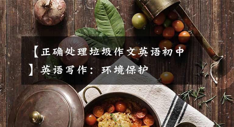 【正确处理垃圾作文英语初中】英语写作：环境保护