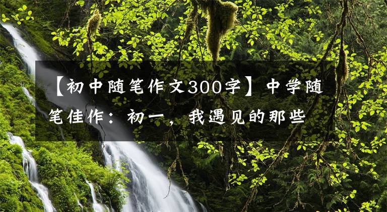 【初中随笔作文300字】中学随笔佳作：初一，我遇见的那些美丽的作品。