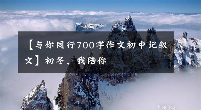 【与你同行700字作文初中记叙文】初冬，我陪你