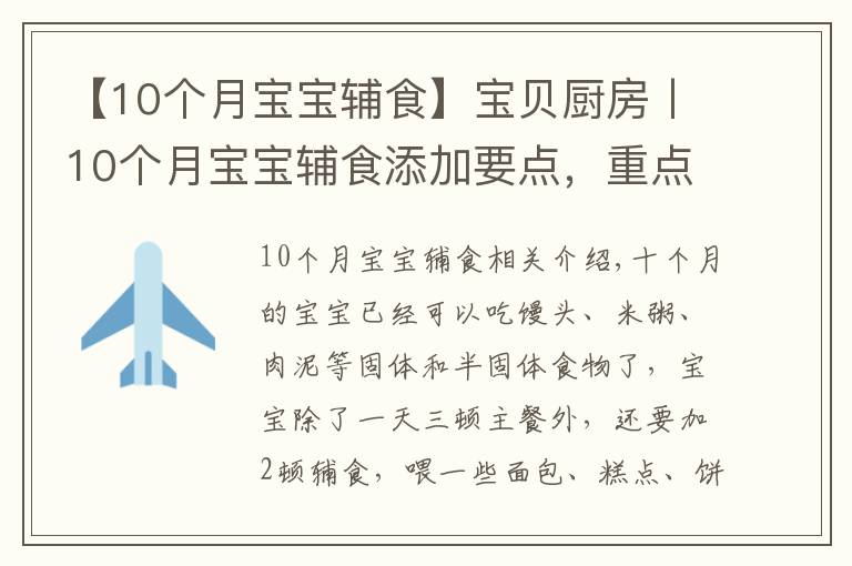 【10个月宝宝辅食】宝贝厨房丨10个月宝宝辅食添加要点，重点食谱推荐