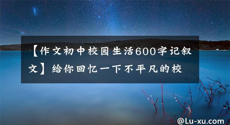 【作文初中校园生活600字记叙文】给你回忆一下不平凡的校园生活(中学篇)