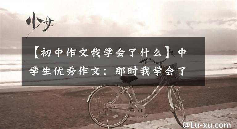 【初中作文我学会了什么】中学生优秀作文：那时我学会了静下心来。