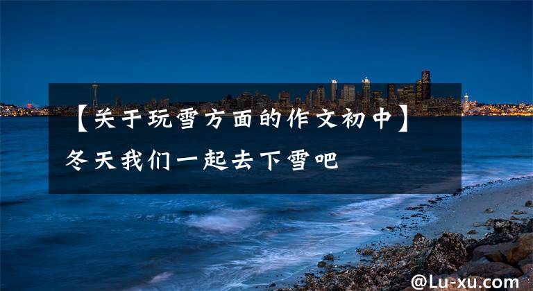 【关于玩雪方面的作文初中】冬天我们一起去下雪吧