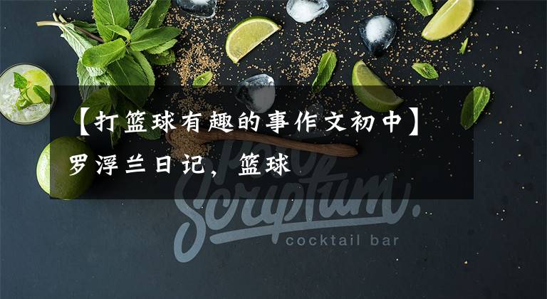 【打篮球有趣的事作文初中】罗浮兰日记，篮球