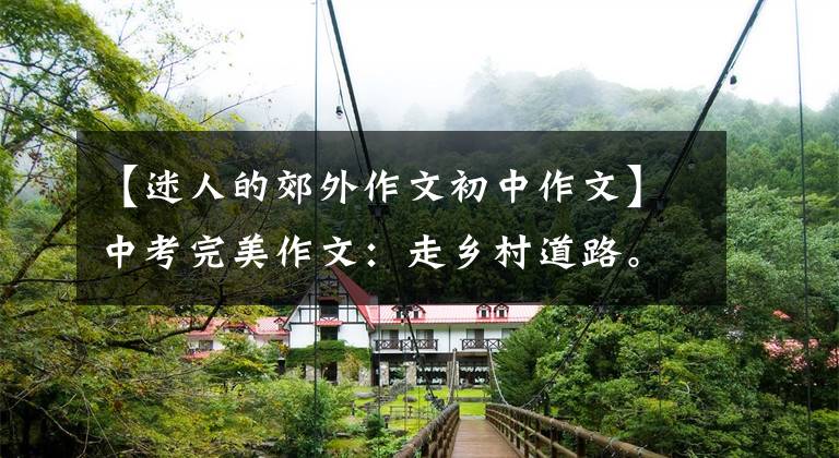 【迷人的郊外作文初中作文】中考完美作文：走乡村道路。