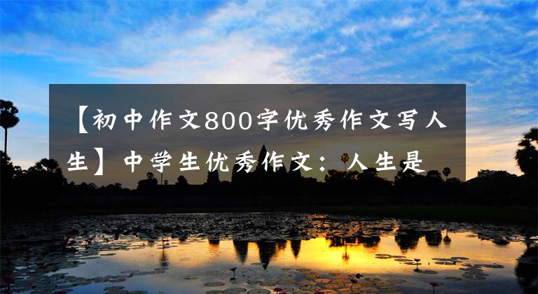 【初中作文800字优秀作文写人生】中学生优秀作文：人生是一场考试