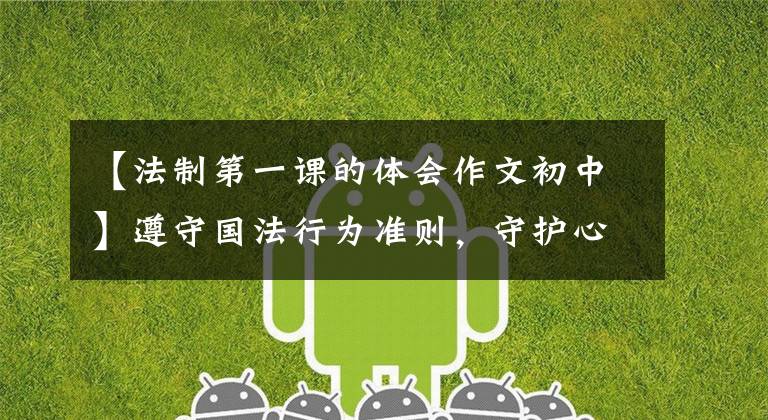 【法制第一课的体会作文初中】遵守国法行为准则，守护心灵的创始人——合规警告教育给我留下了深刻印象。