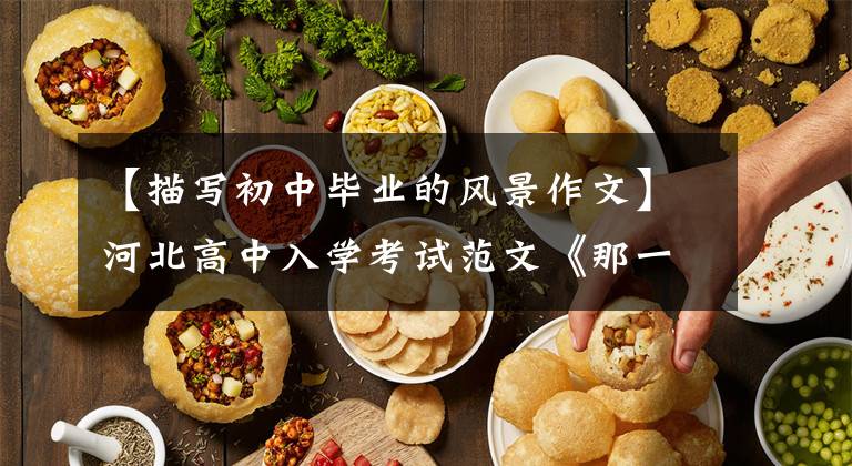 【描写初中毕业的风景作文】河北高中入学考试范文《那一刻我们毕业了》，名词复习|中学作文素材积累。
