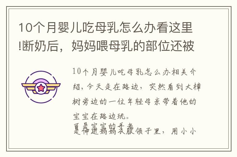 10个月婴儿吃母乳怎么办看这里!断奶后，妈妈喂母乳的部位还被宝宝抚摸，怎么改掉这毛病呢