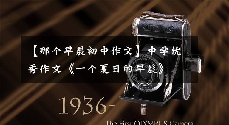 【那个早晨初中作文】中学优秀作文《一个夏日的早晨》