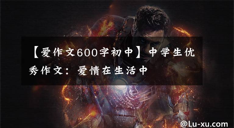 【爱作文600字初中】中学生优秀作文：爱情在生活中
