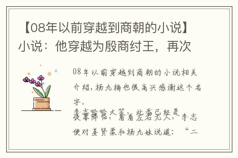 【08年以前穿越到商朝的小说】小说：他穿越为殷商纣王，再次见到奸臣费仲，愤怒瞬间爆发