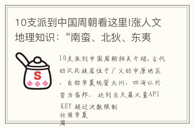 10支派到中国周朝看这里!涨人文地理知识：“南蛮、北狄、东夷、西戎”都指的哪里？