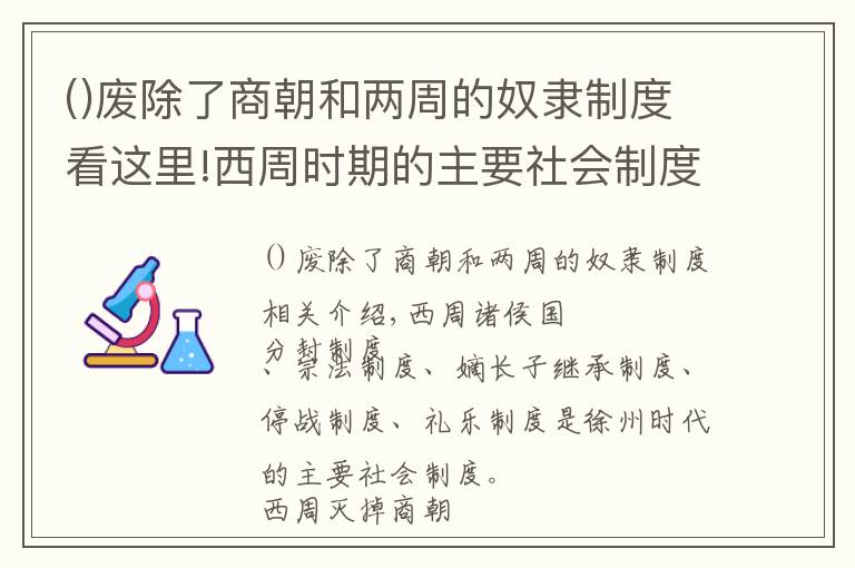 废除了商朝和两周的奴隶制度看这里!西周时期的主要社会制度