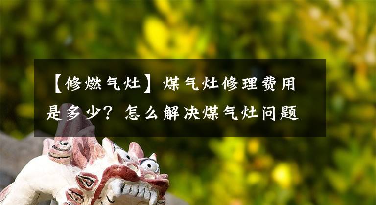 【修燃气灶】煤气灶修理费用是多少？怎么解决煤气灶问题？