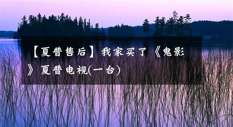 【夏普售后】我家买了《鬼影》夏普电视(一台)