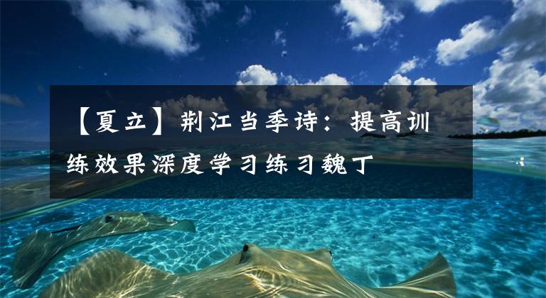 【夏立】荆江当季诗：提高训练效果深度学习练习魏丁