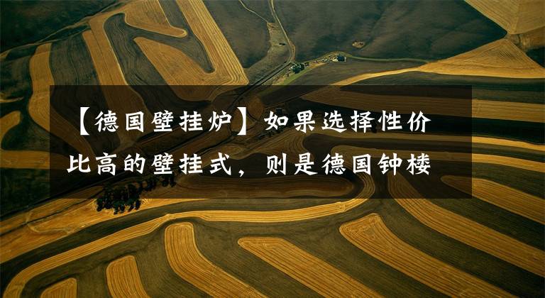 【德国壁挂炉】如果选择性价比高的壁挂式，则是德国钟楼