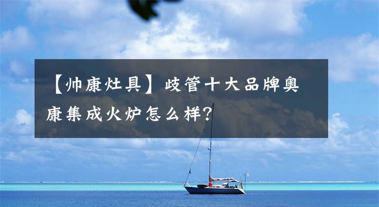 【帅康灶具】歧管十大品牌奥康集成火炉怎么样？