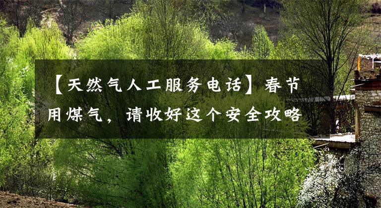 【天然气人工服务电话】春节用煤气，请收好这个安全攻略