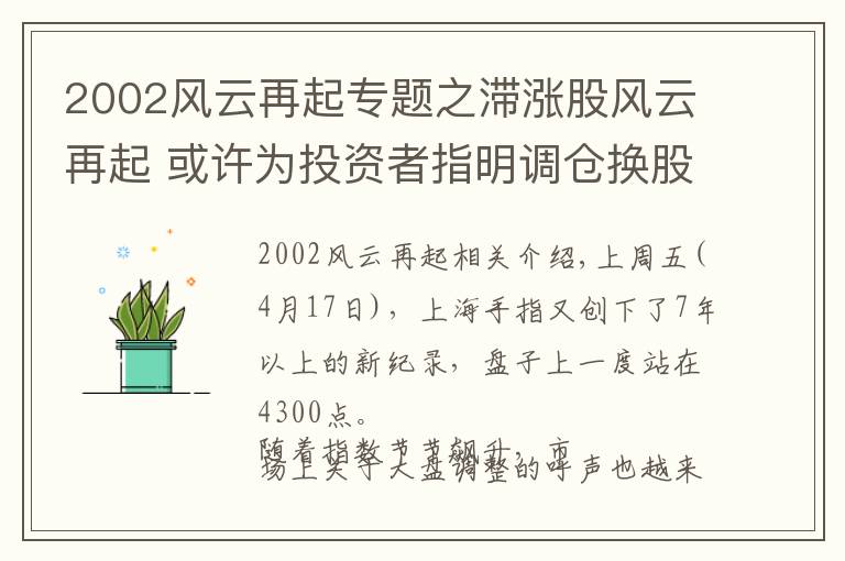 2002风云再起专题之滞涨股风云再起 或许为投资者指明调仓换股路线图
