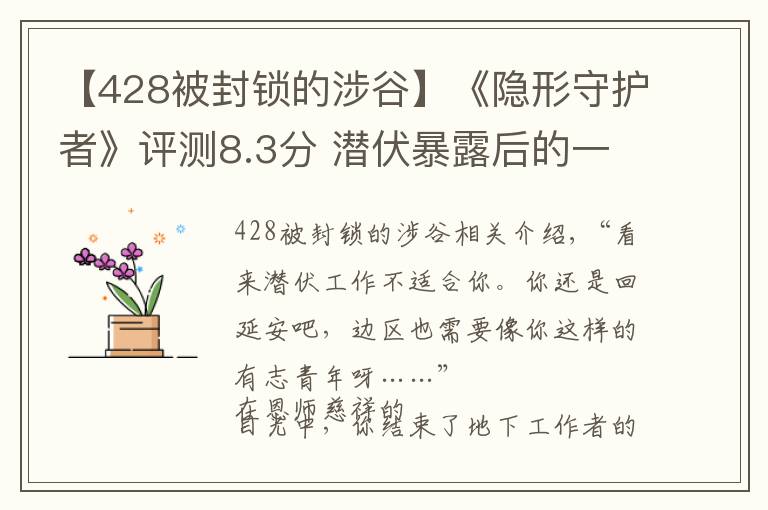 【428被封锁的涉谷】《隐形守护者》评测8.3分 潜伏暴露后的一百种死法