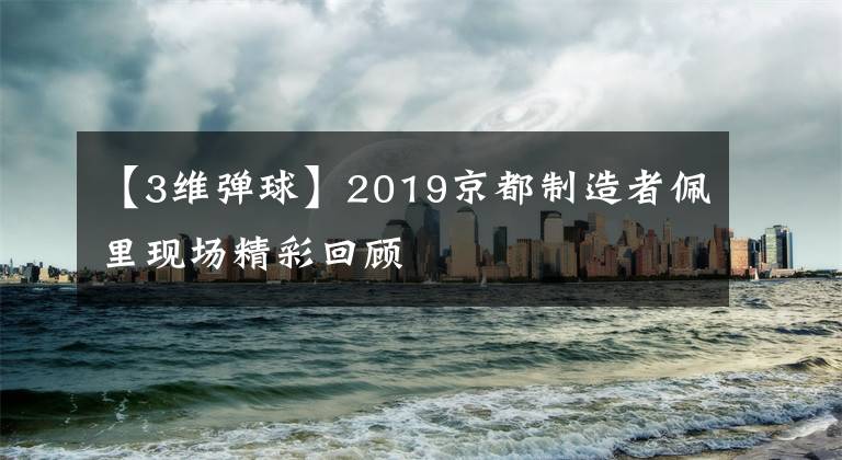 【3维弹球】2019京都制造者佩里现场精彩回顾