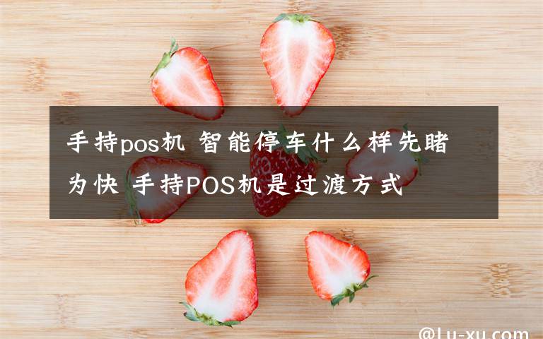 手持pos机 智能停车什么样先睹为快 手持POS机是过渡方式