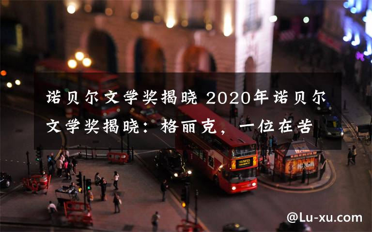 诺贝尔文学奖揭晓 2020年诺贝尔文学奖揭晓：格丽克，一位在苦难深处冒险的诗人