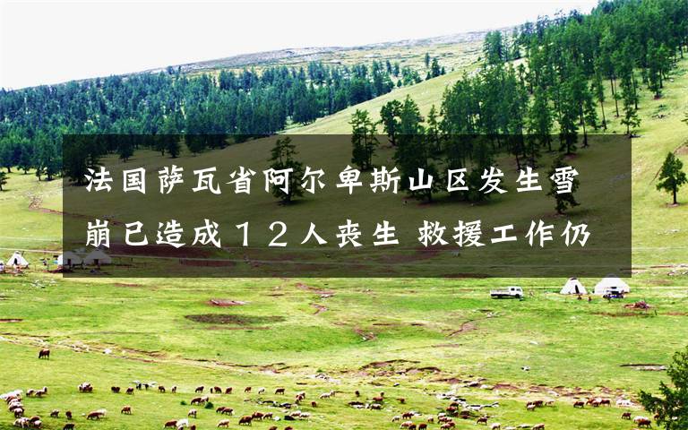 法国萨瓦省阿尔卑斯山区发生雪崩已造成１２人丧生 救援工作仍在进行中 到底是什么状况？