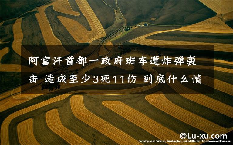 阿富汗首都一政府班车遭炸弹袭击 造成至少3死11伤 到底什么情况呢？