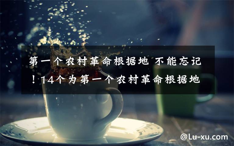 第一个农村革命根据地 不能忘记！14个为第一个农村革命根据地献身的大学生们