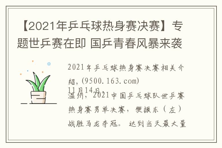 【2021年乒乓球热身赛决赛】专题世乒赛在即 国乒青春风暴来袭