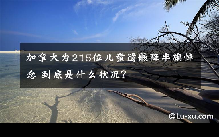 加拿大为215位儿童遗骸降半旗悼念 到底是什么状况？
