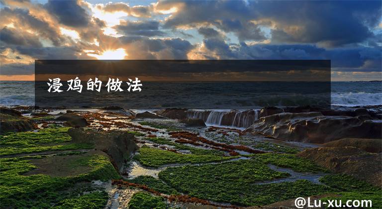 浸鸡的做法