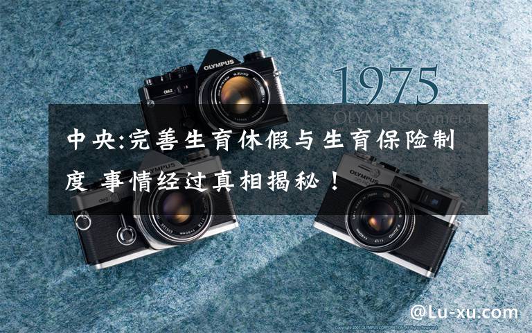 中央:完善生育休假与生育保险制度 事情经过真相揭秘！