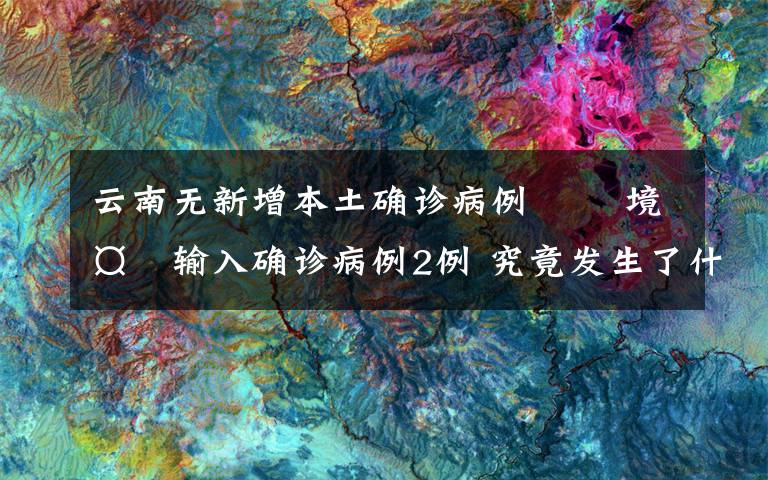 云南无新增本土确诊病例   境外输入确诊病例2例 究竟发生了什么?