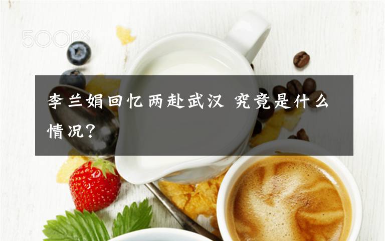 李兰娟回忆两赴武汉 究竟是什么情况？