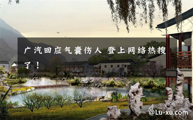 广汽回应气囊伤人 登上网络热搜了！