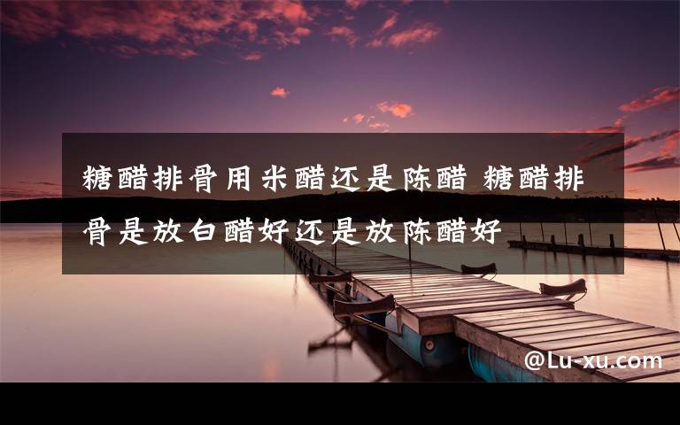 糖醋排骨用米醋还是陈醋 糖醋排骨是放白醋好还是放陈醋好